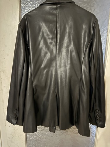 Damen blazer jacke kunstleder - damen,