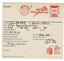Berlin 1943 AEG Bohrhammer