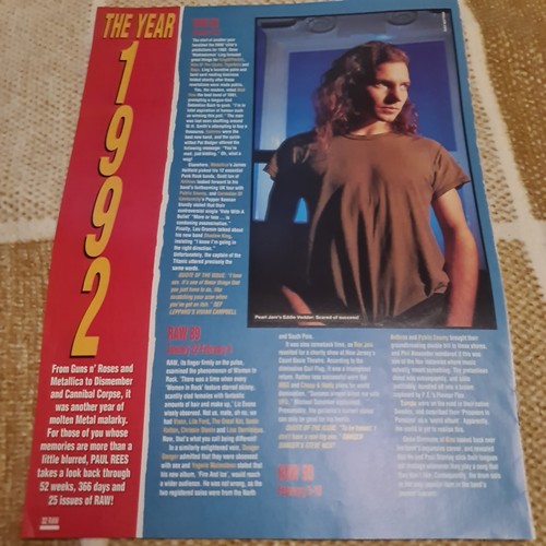 Vintage eddie vedder - eddie, pearl