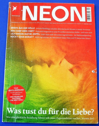 Zeitschrift neon september - -,