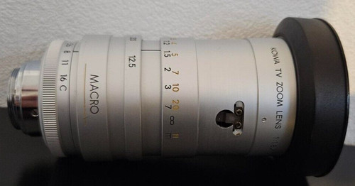 Kowa zoom lens 12 - lens, 1:1.8