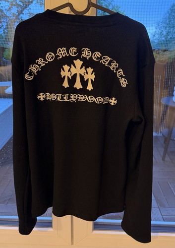 Chrome hearts knit henley - chrome,