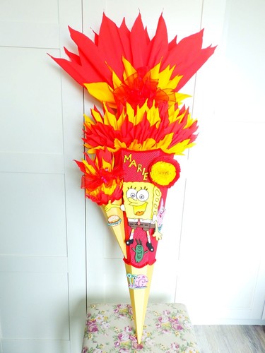 Schultüte spongebob - schultüte,