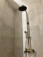 Vintage Duschsystem Messing