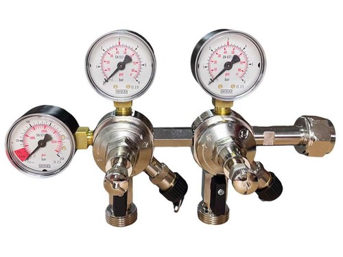 Co2 doppel druckminderer - co2, 2x