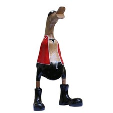 Holz Ente Lauf Ente Gartendeko