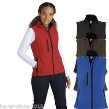 Damen Softshellweste Damenweste Softshell Weste S M L XL XXL in 4 Farben