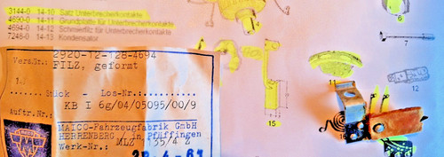 Maico 250 schmierfilz für - m,