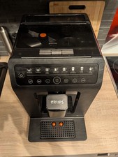 Krups Kaffeevollautomat, Eco Design Metall-Brühgruppe,Schwarz