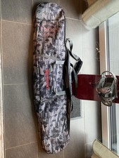 Snowboard Ride Cue 152 Burton Bindung und Burton Tasche
