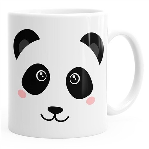 Kaffee tasse panda gesicht - kaffee-tasse,