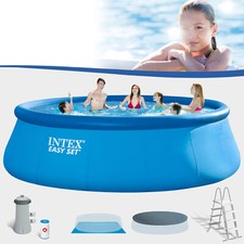 INTEX 457x122 Komplettset Schwimmbecken Swimming Pool Schwimmbad Planschbecken