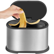 Trash Can with Lid, 4L, Small