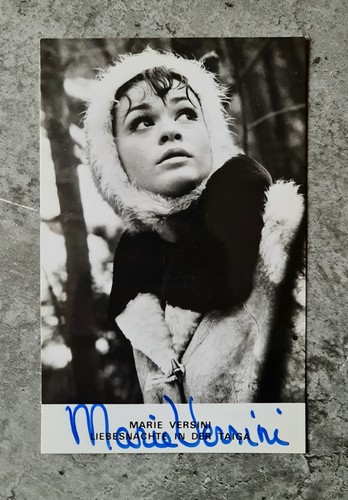 Marie versini autogrammkarte - versini,