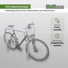 Fahrradanlehnbügel Fahrradständer Anlehnbügel 115x99cm Fahrradanlehnsystem