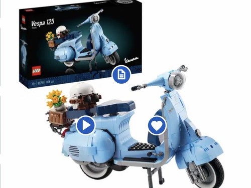 Lego creator 10298 vespa - vespa, 125