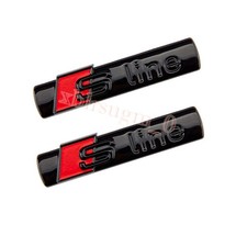 2X Für Audi SLINE Schriftzug