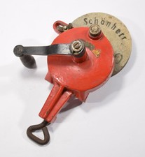 uralte METABO HANDSCHLEIFMASCHINE mit Kurbel manuell Schleifbock Messerschärfer