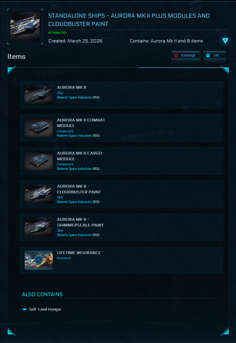 Star citizen aurora mkii - star,