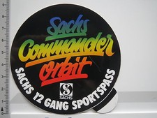 Aufkleber Sticker Sachs - Commander Orbit - 12 Gang - Sportspass (6415)
