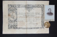 1897 Verleihungsurkunde