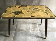 Blumenbank Beistelltisch rechteckig Steinoptik mid century 50er Vintage