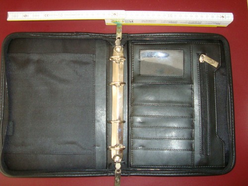 Schwarze schreibmappe top - a5,,