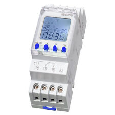 2 Kanal Zeitschaltuhr Hutschiene Schaltschrank 24-230V 4000VA dig.