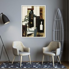 3D Picasso Malerei 54 Gerahmt