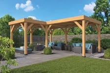 Pavillon Pultdach  Laube