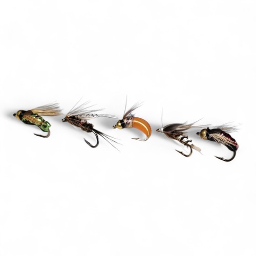 5er set nymphen trockenfliegen - set,