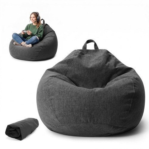 Sitzsack bezug leinen - bezug,