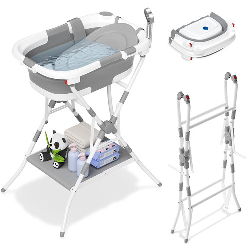 Faltbare babybadewanne mit - faltbare,