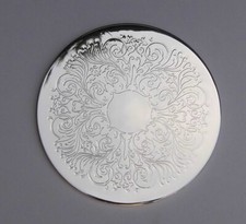 Untersetzer versilbert 2