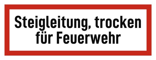 Steigleitung trocken für - trocken,