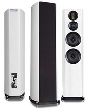Wharfedale EVO 4.4 Standlautsprecher  Lautsprecher Boxen Weiß (white Oak) Paar