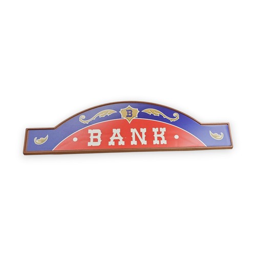 Playmobil bank schild - bank,