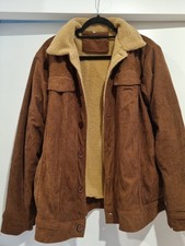 Le Philippe Herrenjacke Cord Braun Gefüttert GR L Neu