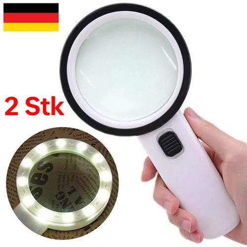 Fach lupe mit 12led - lupe,