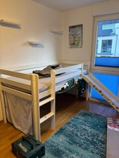 kinder hochbett mit rutsche