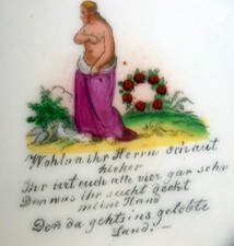 ALT Bierkrug Porzellan