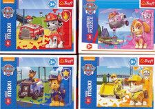 Paw Patrol Puzzle Mini Maxi Set 4 Stück Spielset Chase Skye Rubble Marshall NEU♥