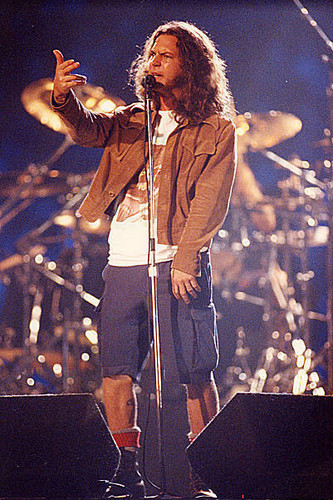Eddie vedder 1992 4x6 foto - eddie,