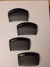 4 x  Haarkamm Kämme Steckkamm