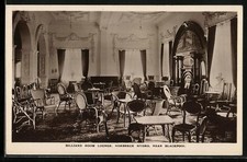 Norbeck Hydro near Blackpool, Billiard Room Lounge, Ansichtskarte 