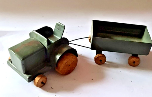 Traktor mit hänger spur - mit,