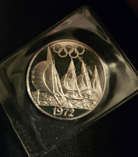 Silber Gedenkmedaillie Olympia 1972 Kiel Segelregatta