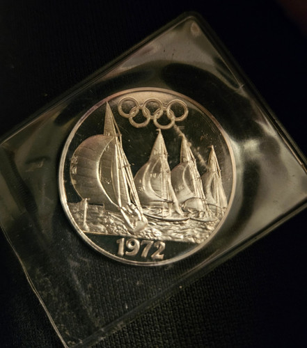 Silber gedenkmedaillie olympia - silber,