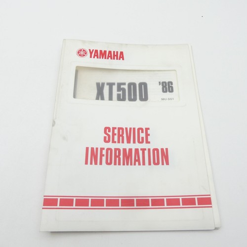 Original yamaha 500 service - yamaha, xt