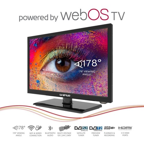 Sniper webos smart - 22′′,